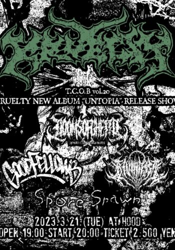 KRUELTY  New album “Untopia” release tour