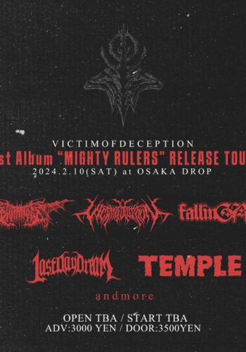 VICTIMOFDECEPTION 1st Album 「MIGHTY ROULERS」Release Tour Osaka