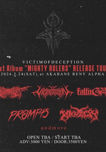 VICTIMOFDECEPTION 1st Album 「MIGHTY ROULERS」Release Tour Final Tokyo