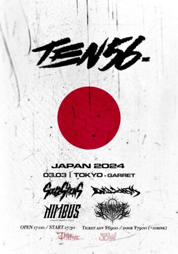 Ten56. Japan Tour 2024 Tokyo show at GARRET